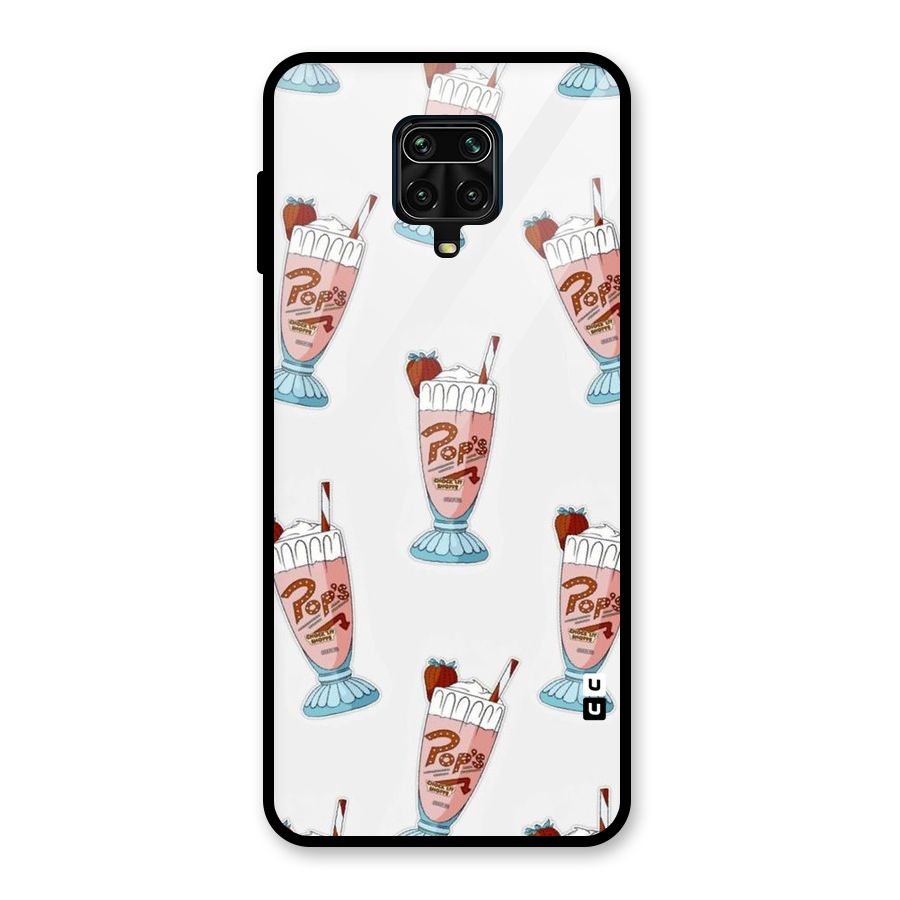 Shake Design Glass Back Case for Redmi Note 9 Pro