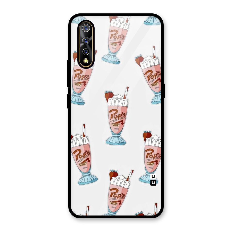 Shake Design Glass Back Case for Vivo S1