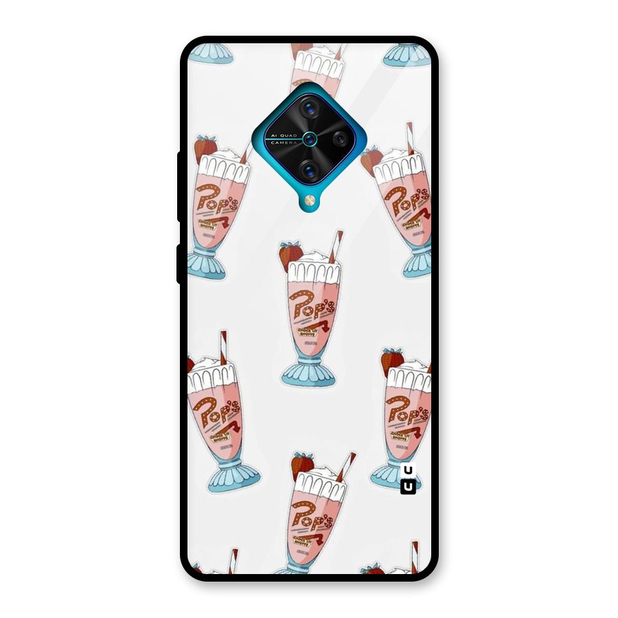 Shake Design Glass Back Case for Vivo S1 Pro