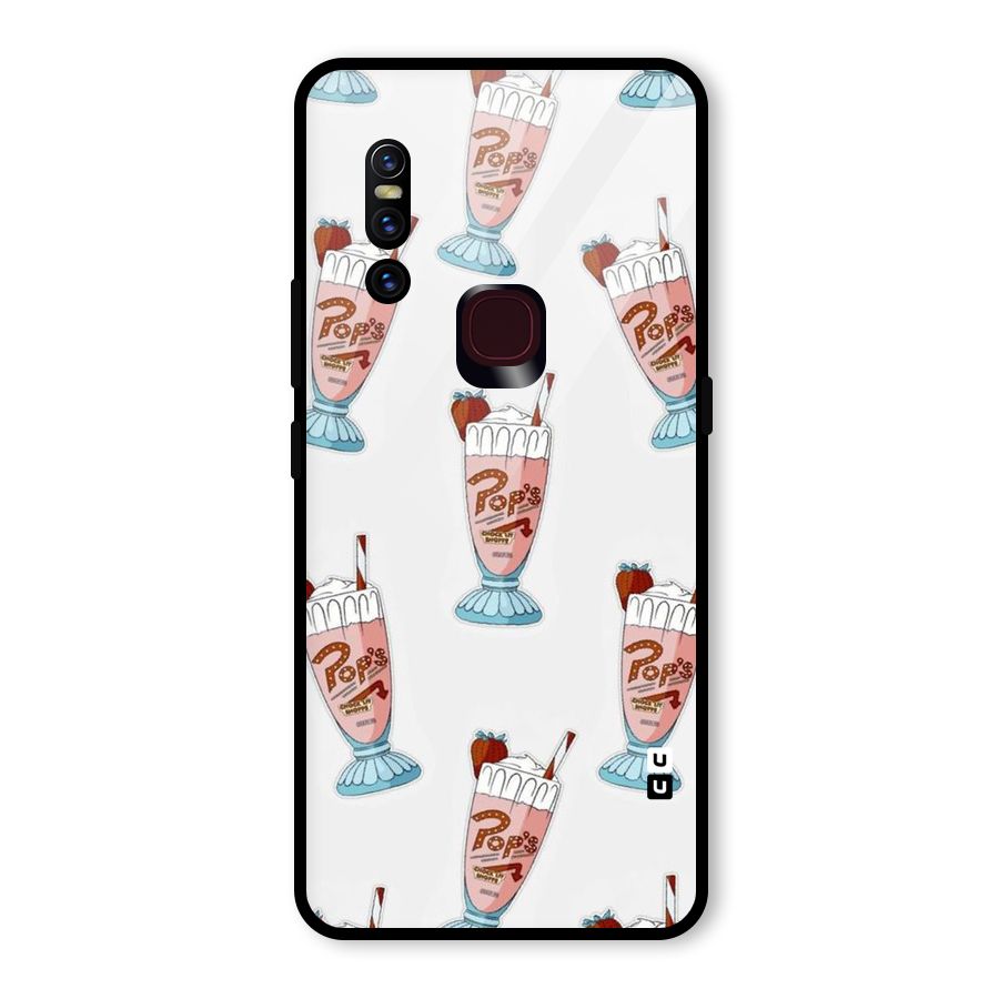 Shake Design Glass Back Case for Vivo V15