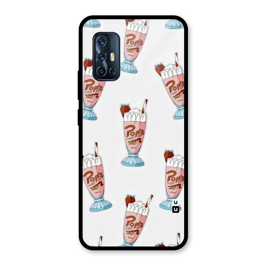 Shake Design Glass Back Case for Vivo V17