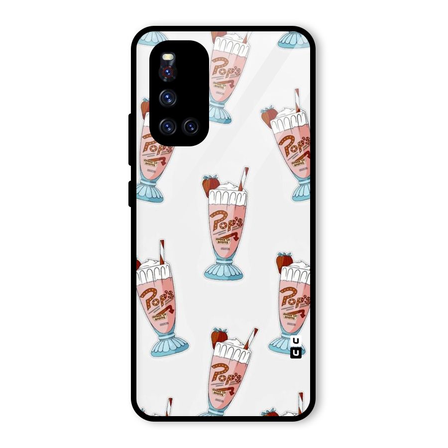 Shake Design Glass Back Case for Vivo V19
