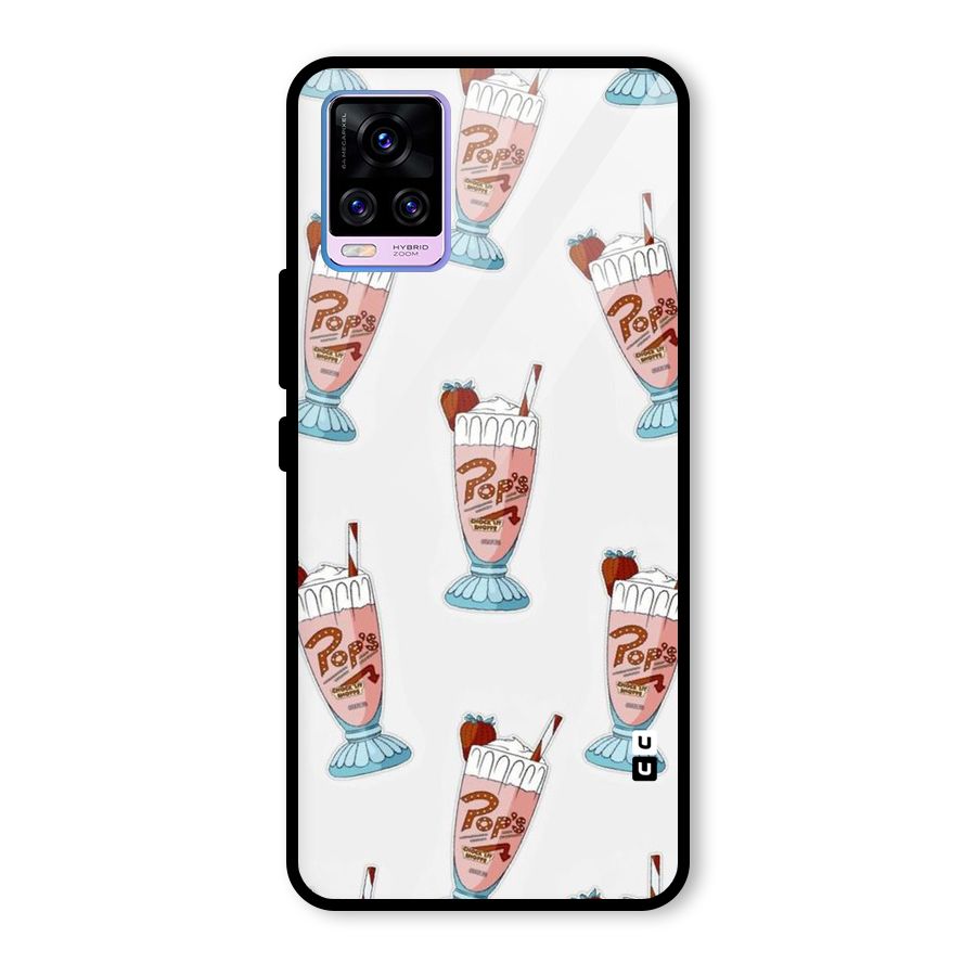 Shake Design Glass Back Case for Vivo V20 Pro