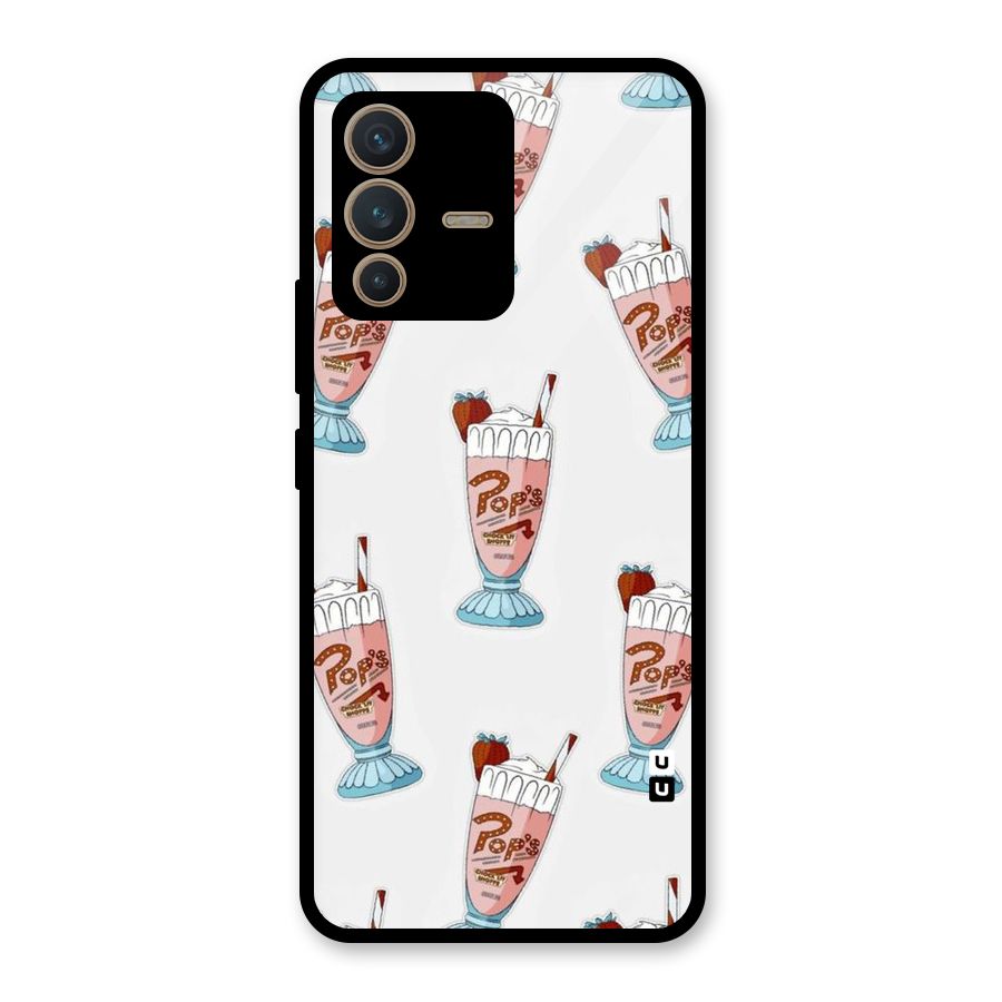 Shake Design Glass Back Case for Vivo V23 5G