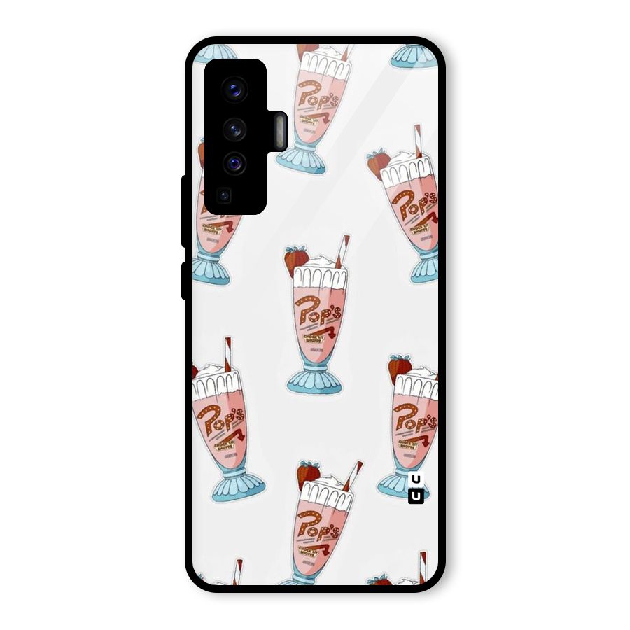 Shake Design Glass Back Case for Vivo X50