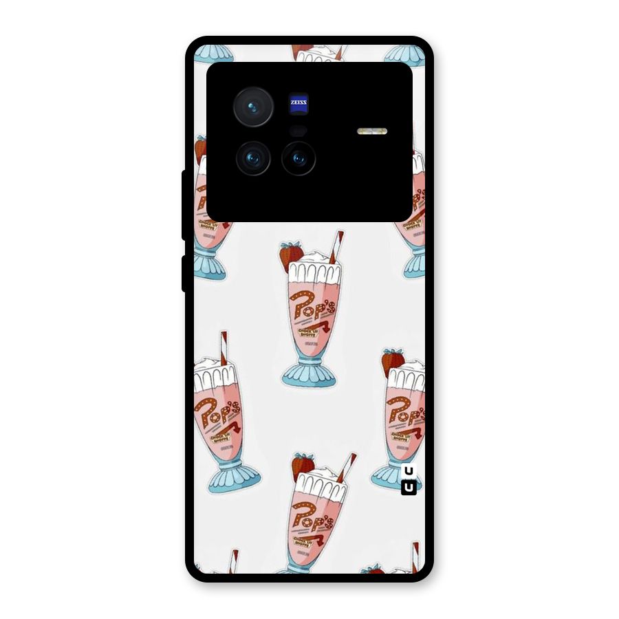 Shake Design Glass Back Case for Vivo X80