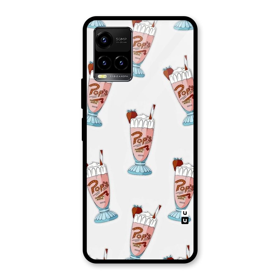 Shake Design Glass Back Case for Vivo Y21T