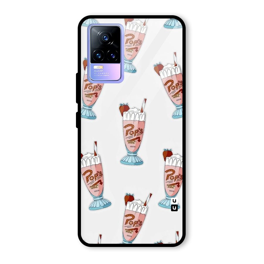 Shake Design Glass Back Case for Vivo Y73