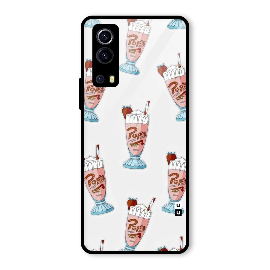 Shake Design Glass Back Case for Vivo iQOO Z3