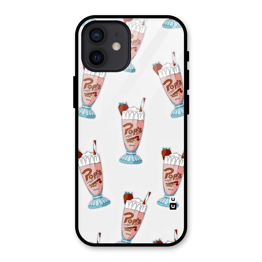 Shake Design Glass Back Case for iPhone 12