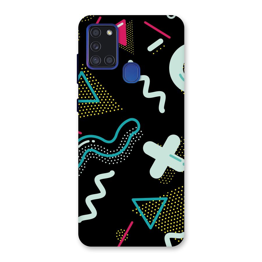 Shapes Pattern Back Case for Galaxy A21s