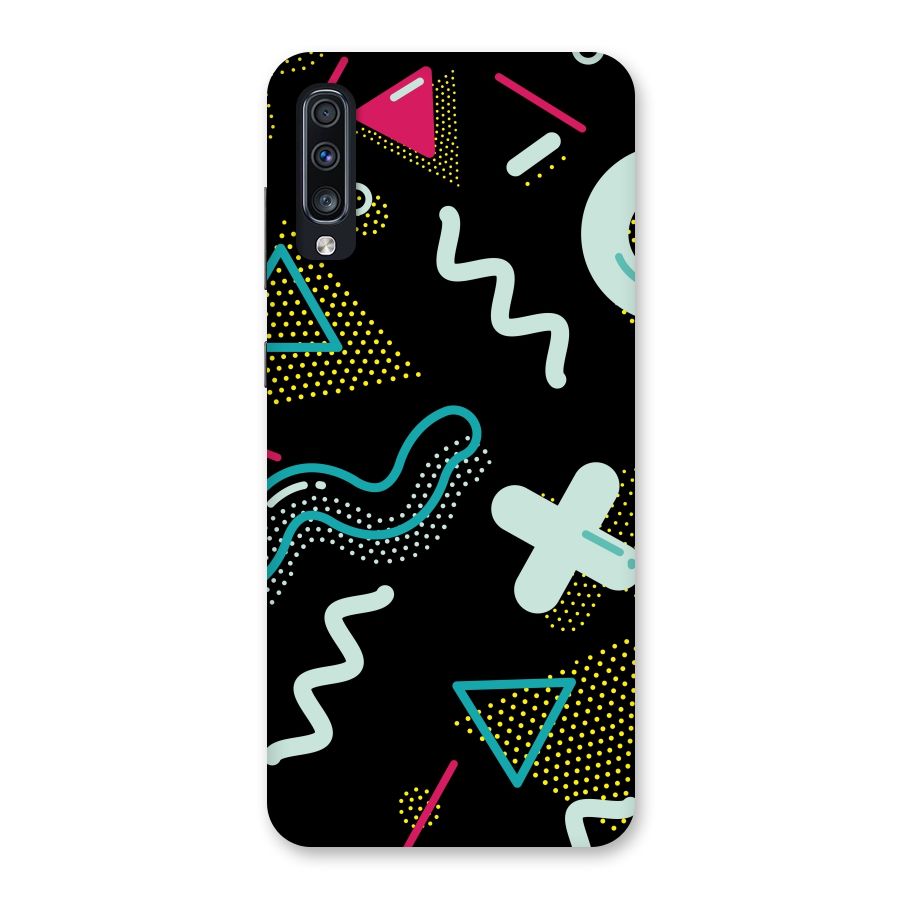 Shapes Pattern Back Case for Galaxy A70