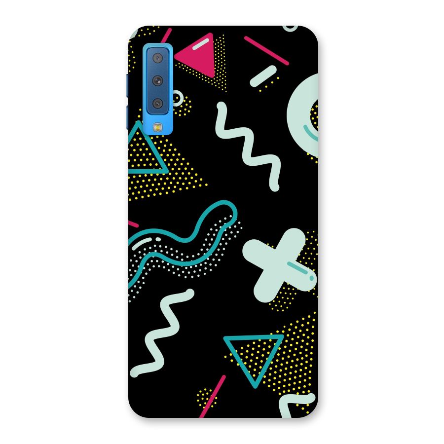 Shapes Pattern Back Case for Galaxy A7 (2018)
