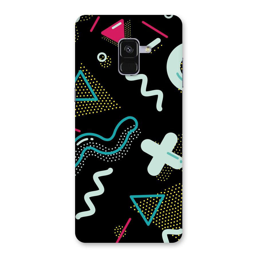 Shapes Pattern Back Case for Galaxy A8 Plus