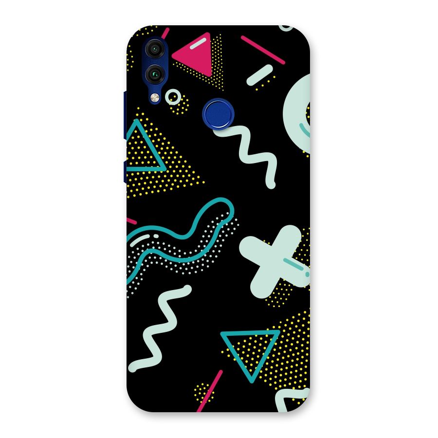 Shapes Pattern Back Case for Honor 8C