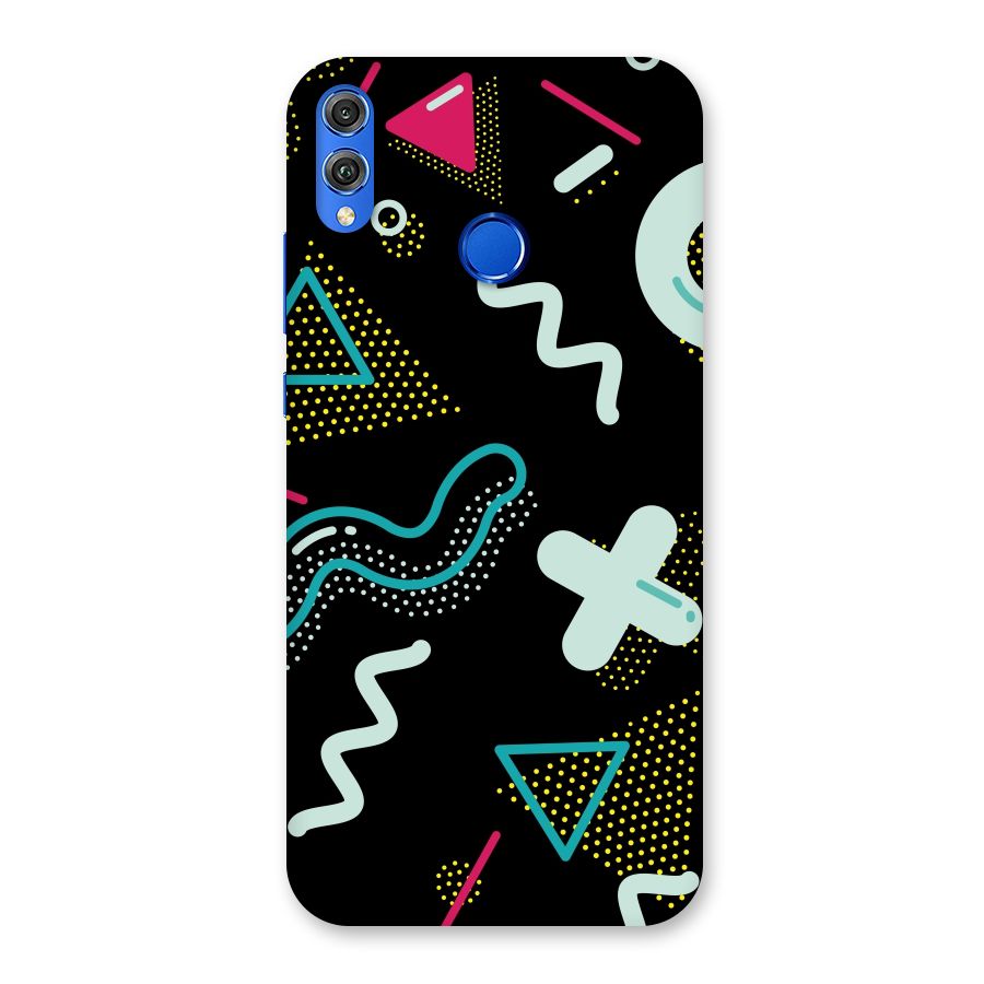 Shapes Pattern Back Case for Honor 8X
