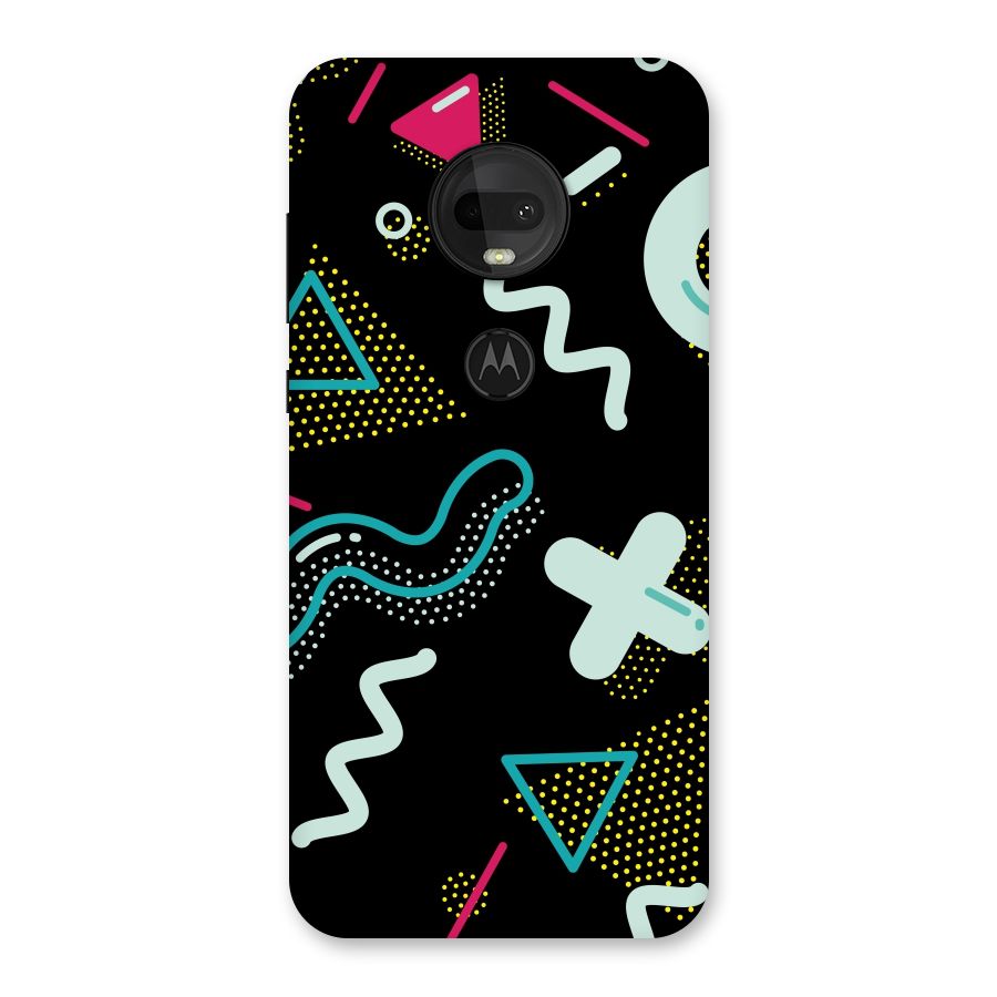 Shapes Pattern Back Case for Moto G7