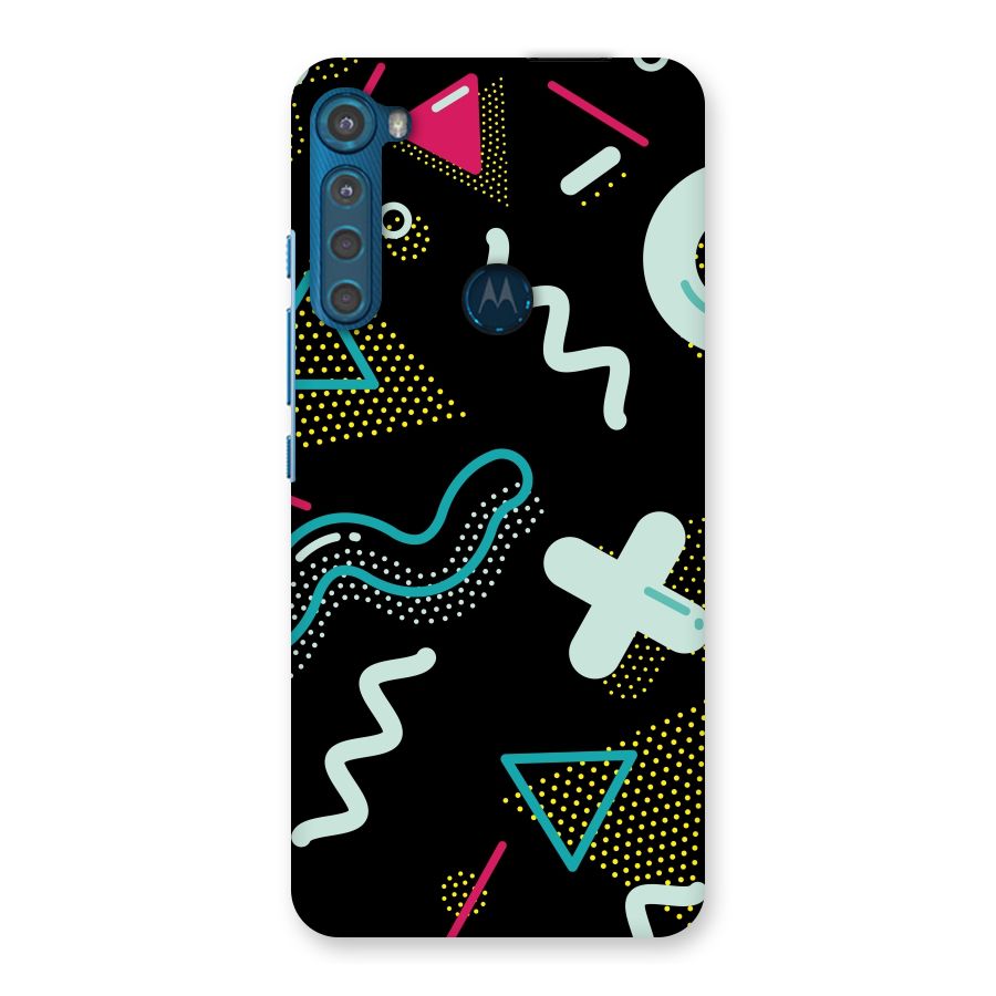 Shapes Pattern Back Case for Motorola One Fusion Plus