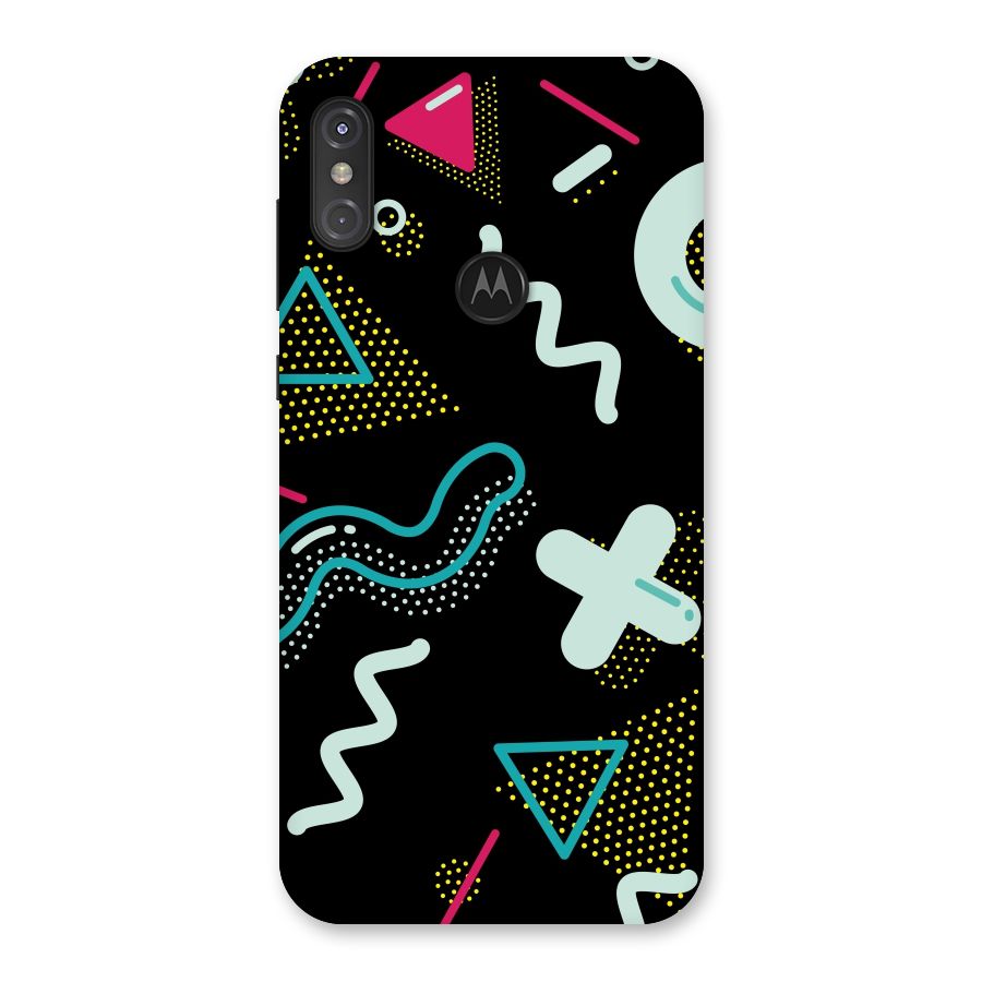 Shapes Pattern Back Case for Motorola One Power