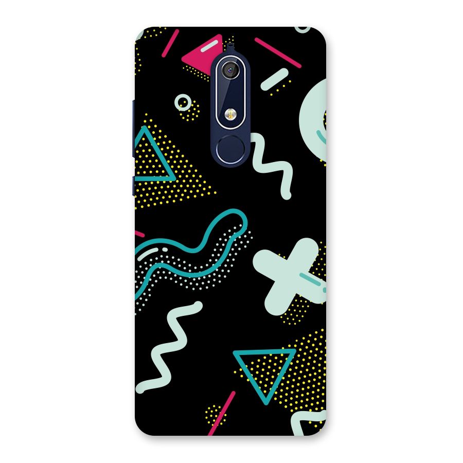 Shapes Pattern Back Case for Nokia 5.1