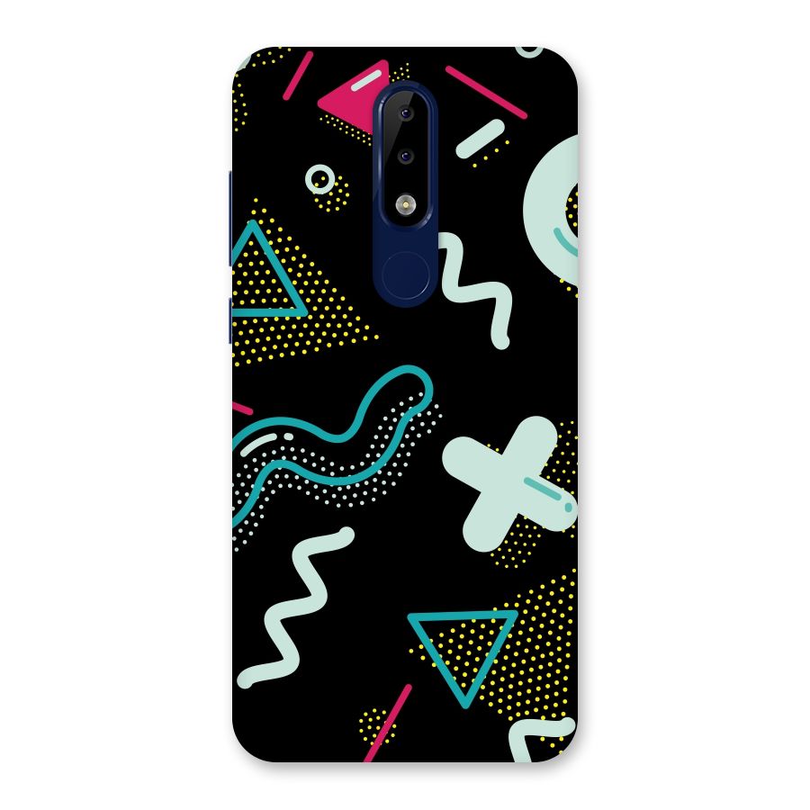 Shapes Pattern Back Case for Nokia 5.1 Plus