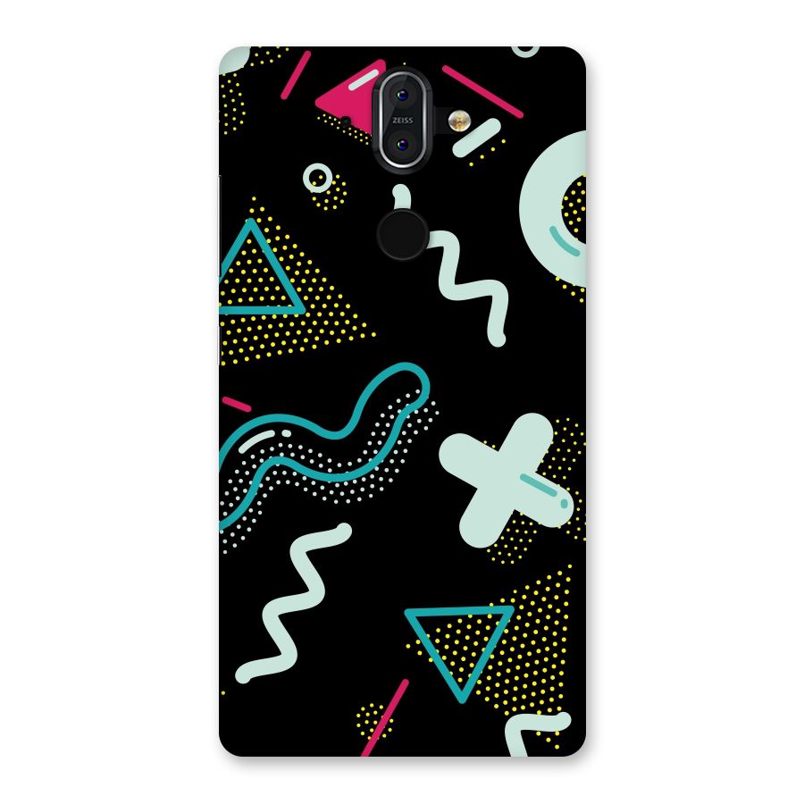 Shapes Pattern Back Case for Nokia 8 Sirocco