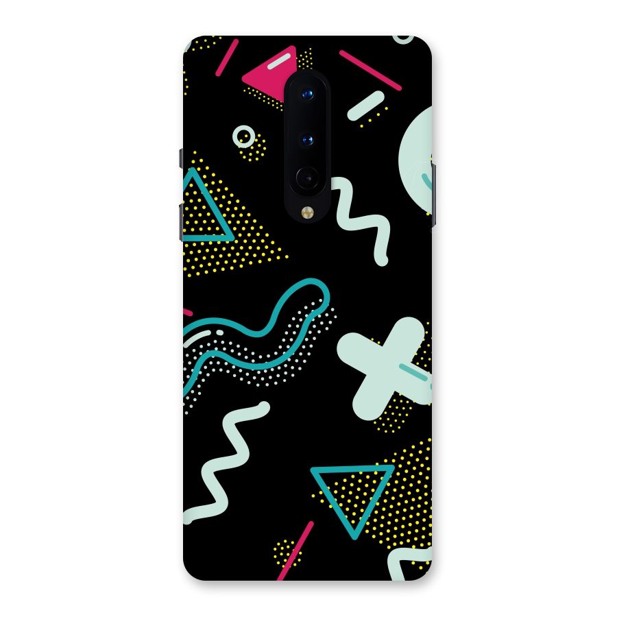 Shapes Pattern Back Case for OnePlus 8