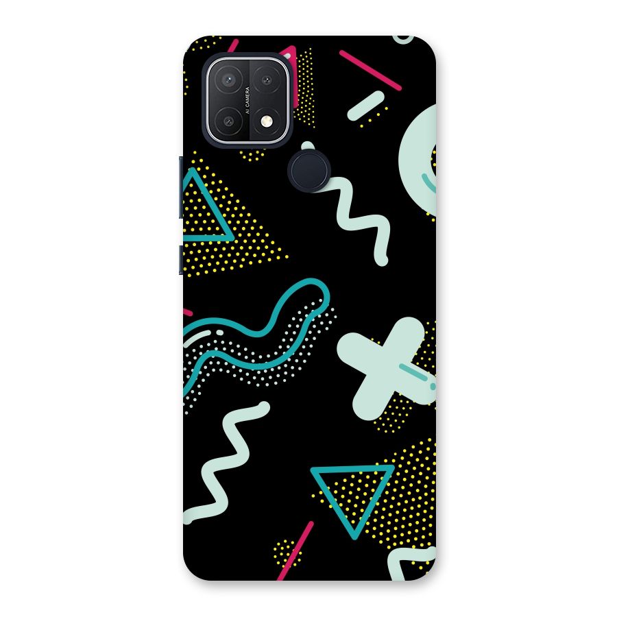 Shapes Pattern Back Case for Oppo A15s