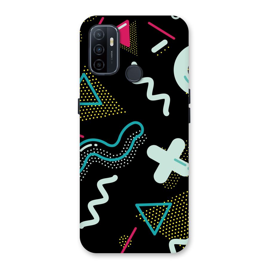 Shapes Pattern Back Case for Oppo A32