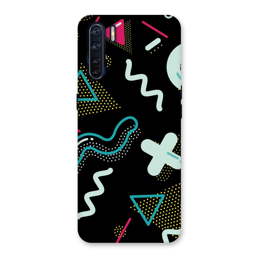 Shapes Pattern Back Case for Oppo F15