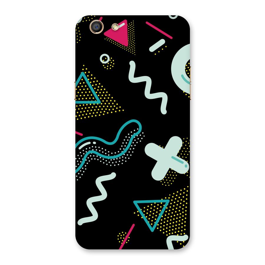 Shapes Pattern Back Case for Oppo F3