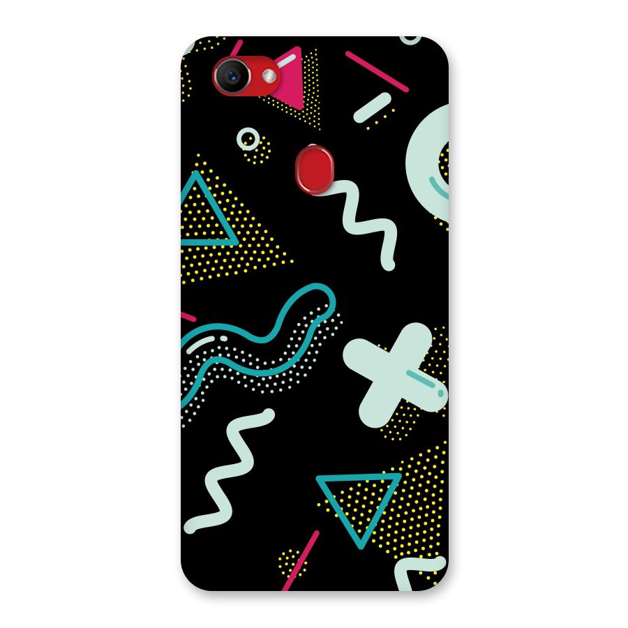 Shapes Pattern Back Case for Oppo F7