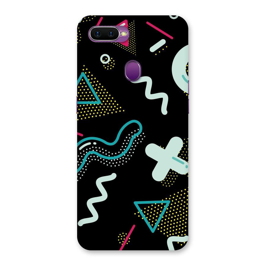 Shapes Pattern Back Case for Oppo F9