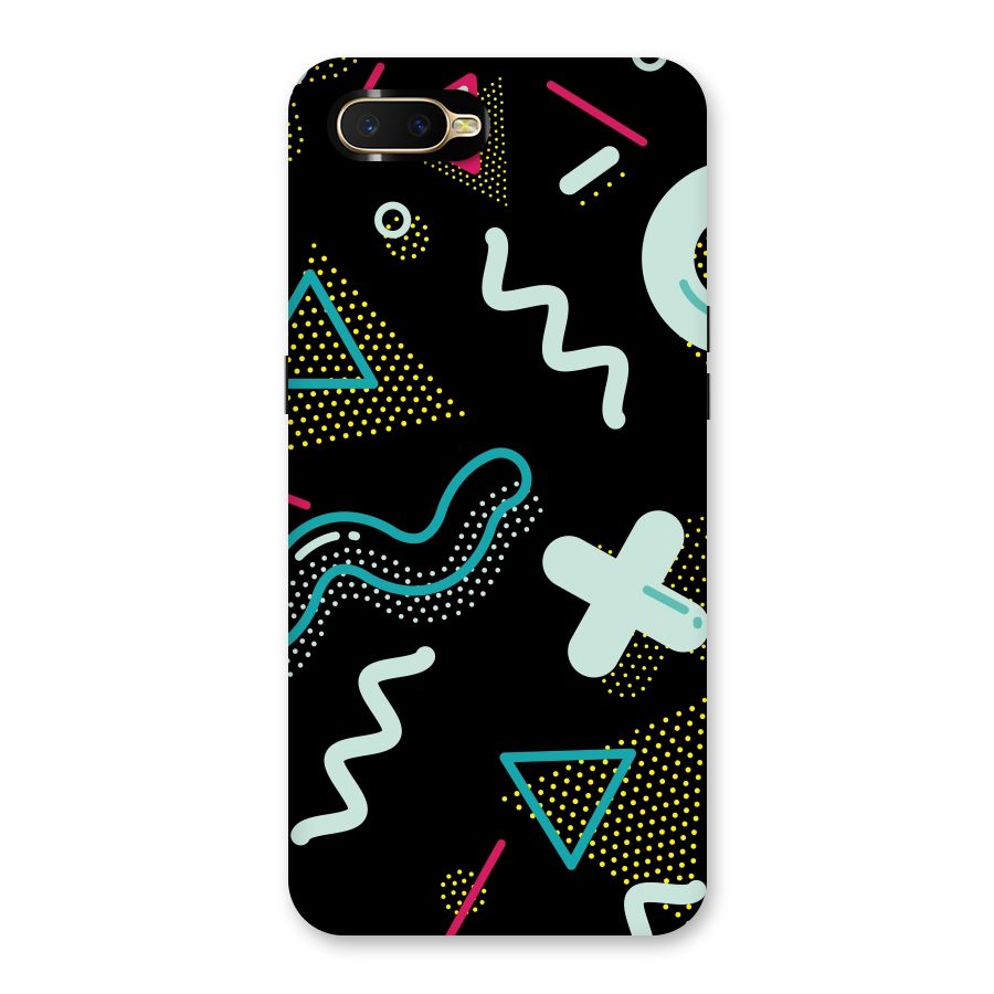 Shapes Pattern Back Case for Oppo K1