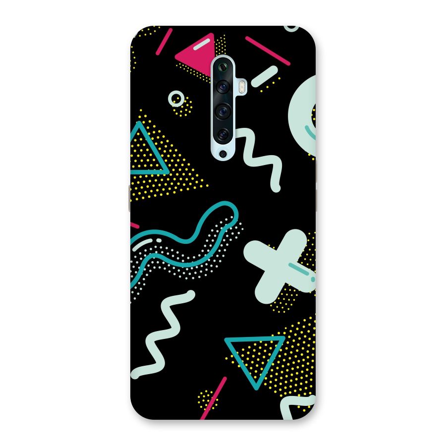 Shapes Pattern Back Case for Oppo Reno2 F