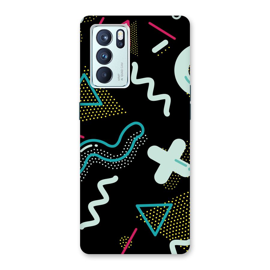 Shapes Pattern Back Case for Oppo Reno6 Pro 5G