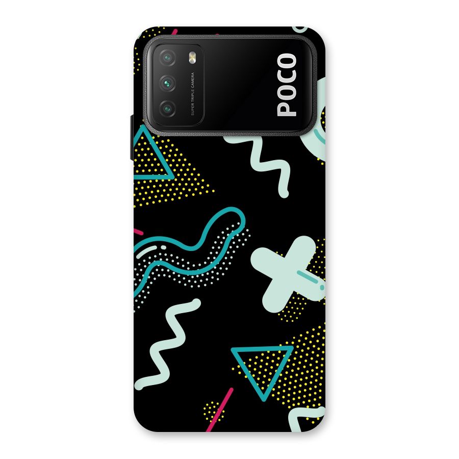 Shapes Pattern Back Case for Poco M3