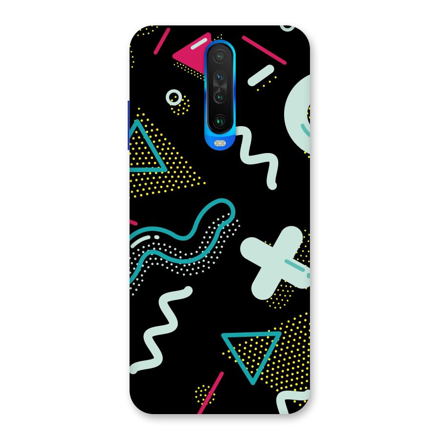 Shapes Pattern Back Case for Poco X2