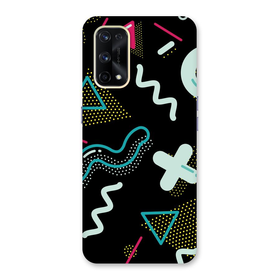 Shapes Pattern Glass Back Case for Realme X7 Pro