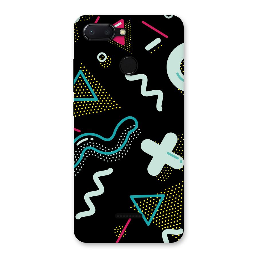 Shapes Pattern Back Case for Redmi 6