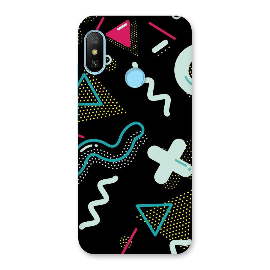 Shapes Pattern Back Case for Redmi 6 Pro