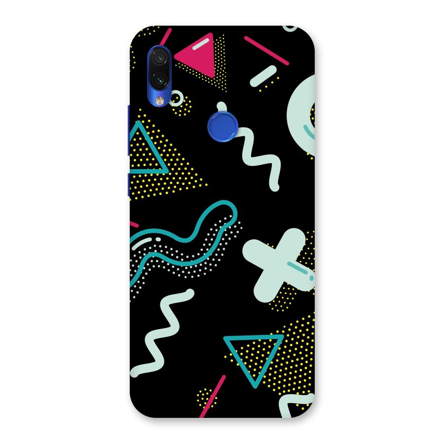Shapes Pattern Back Case for Redmi Note 7S