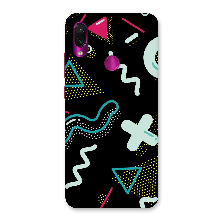 Shapes Pattern Back Case for Redmi Note 7 Pro