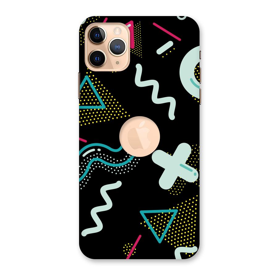 Shapes Pattern Back Case for iPhone 11 Pro Max Logo Cut