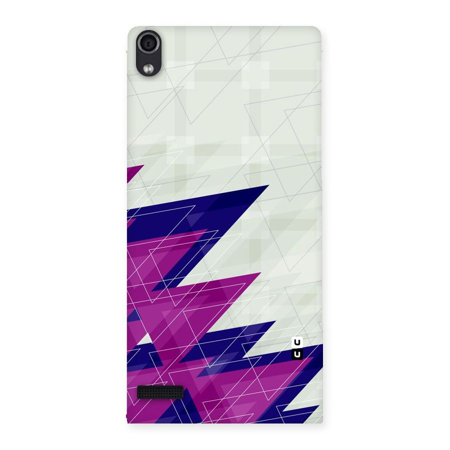 Sharp Abstract Design Back Case for Ascend P6