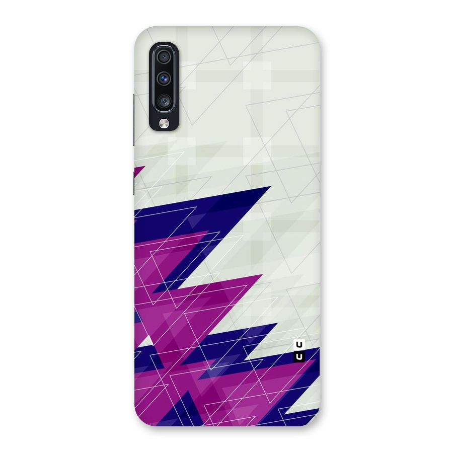Sharp Abstract Design Back Case for Galaxy A70