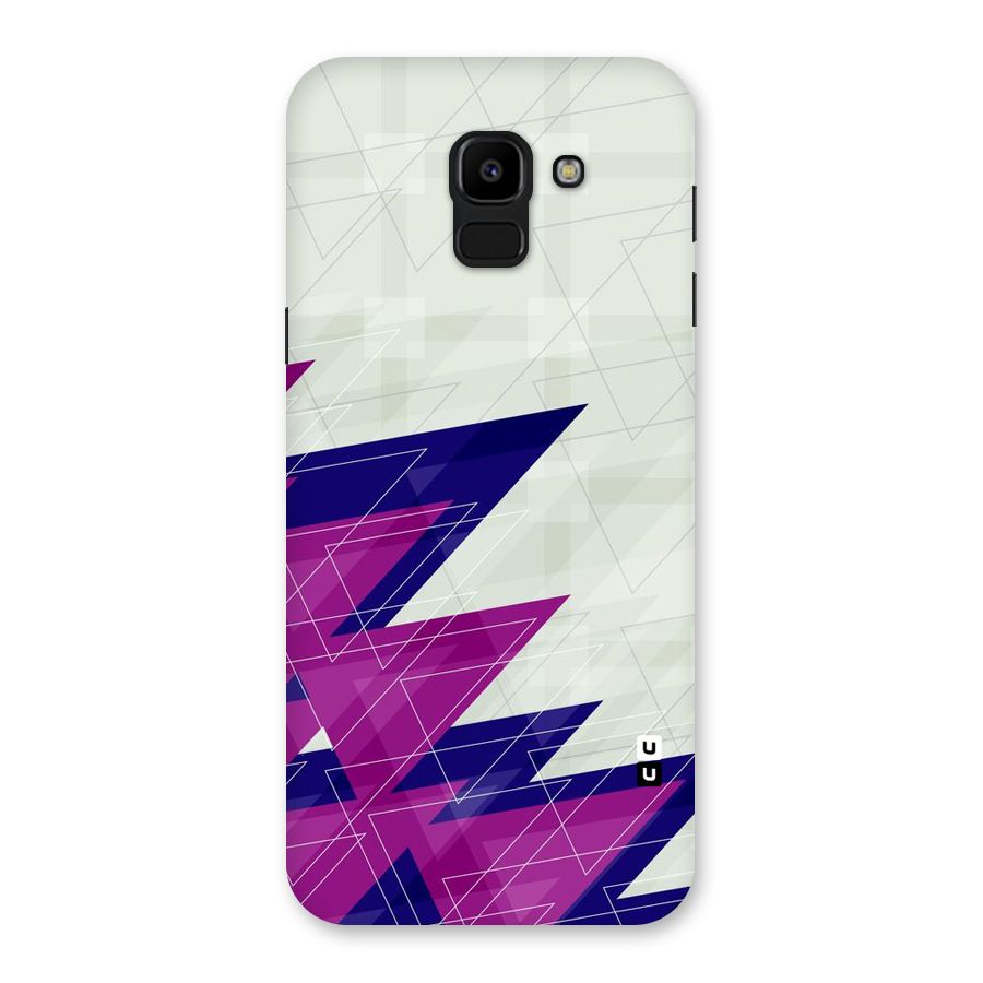 Sharp Abstract Design Back Case for Galaxy J6