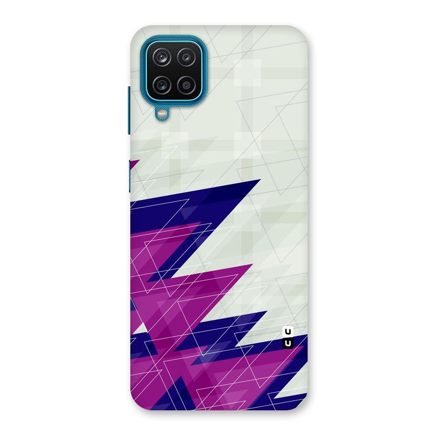 Sharp Abstract Design Back Case for Galaxy M12