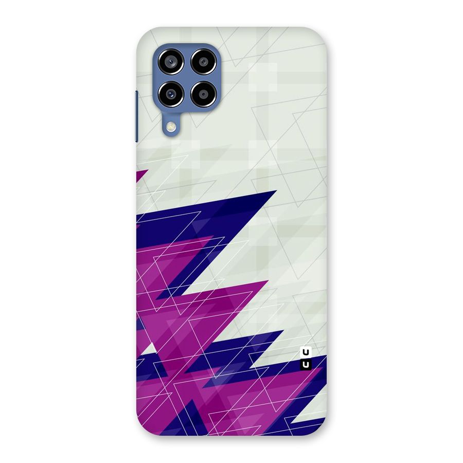 Sharp Abstract Design Back Case for Galaxy M53 5G