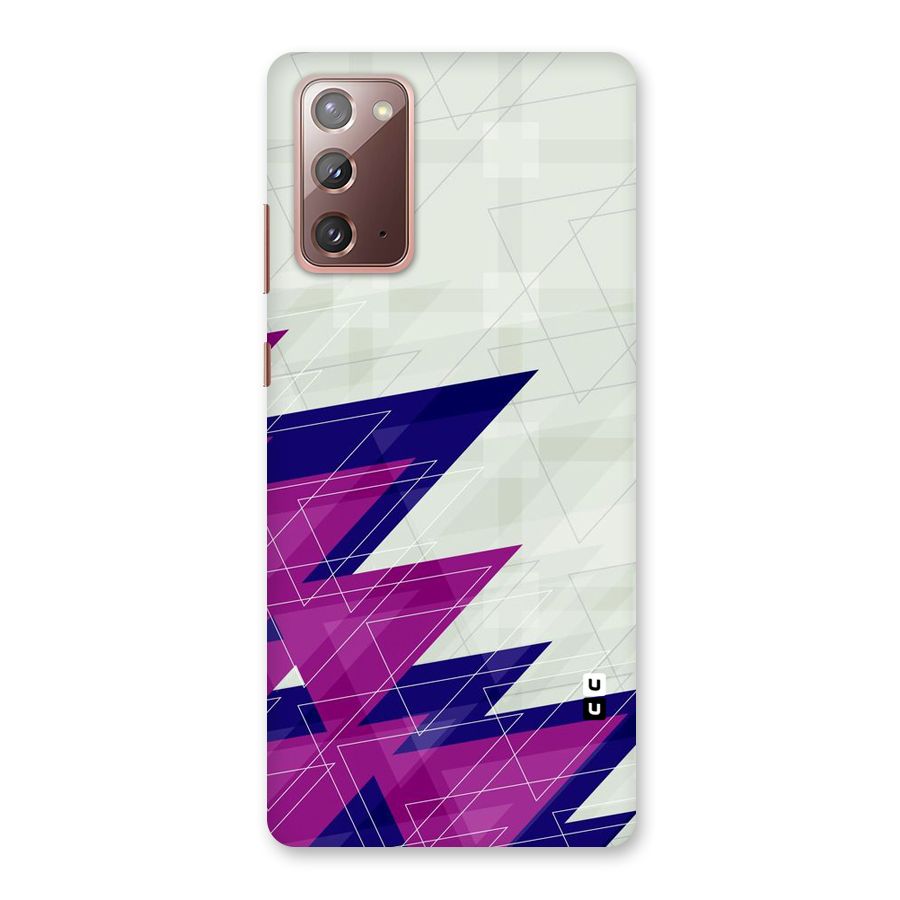 Sharp Abstract Design Back Case for Galaxy Note 20